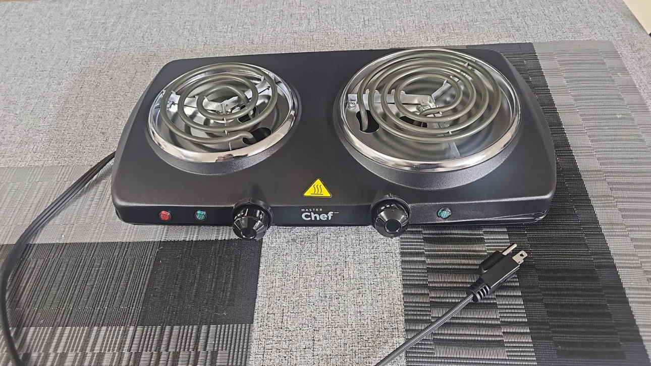 Master Chef Double Burner Hot Plate - portable stove - photo 2
