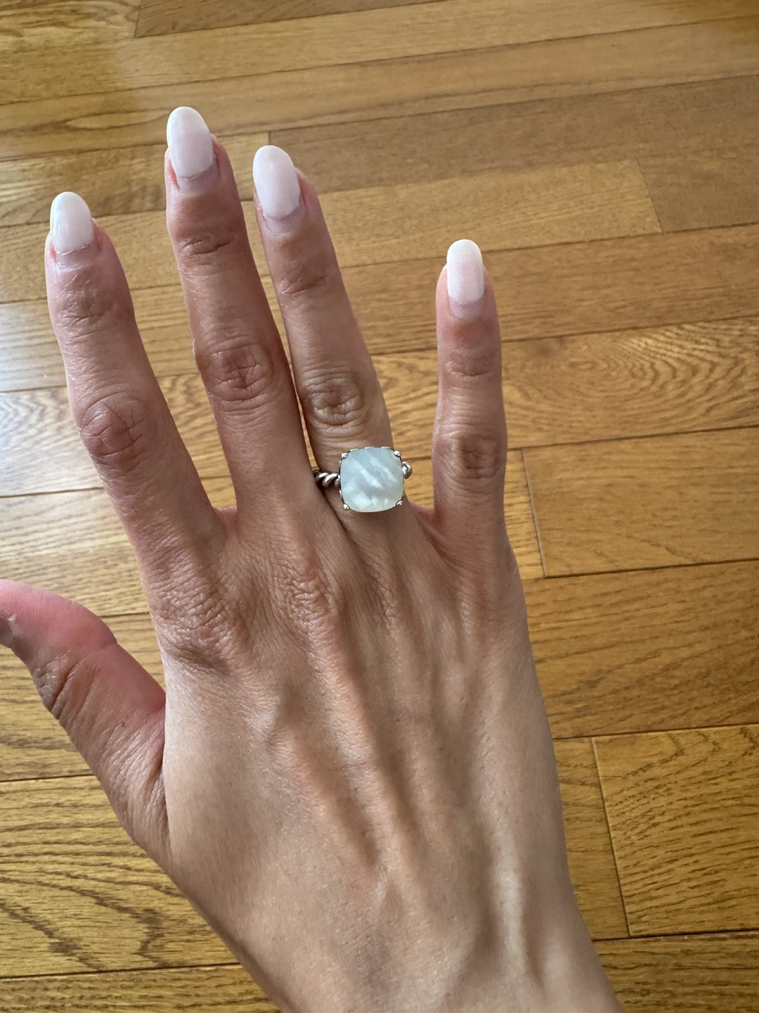 Pandora mother of pearl ring - photo 4