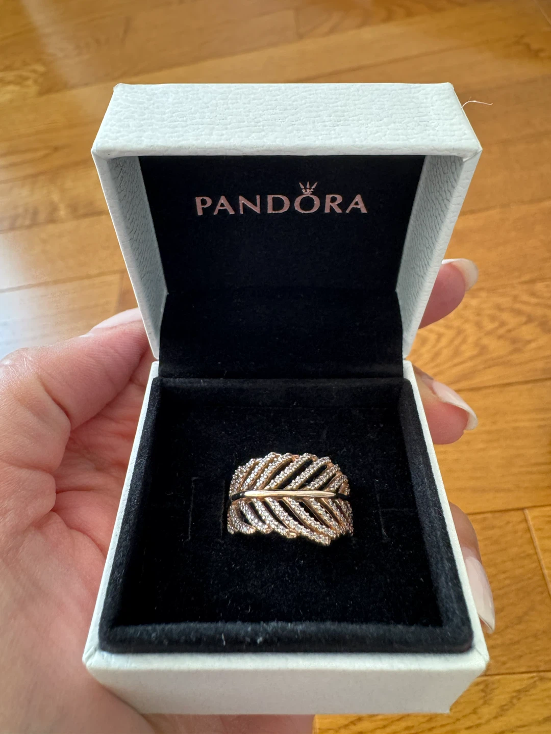 Pandora feather ring - photo 2