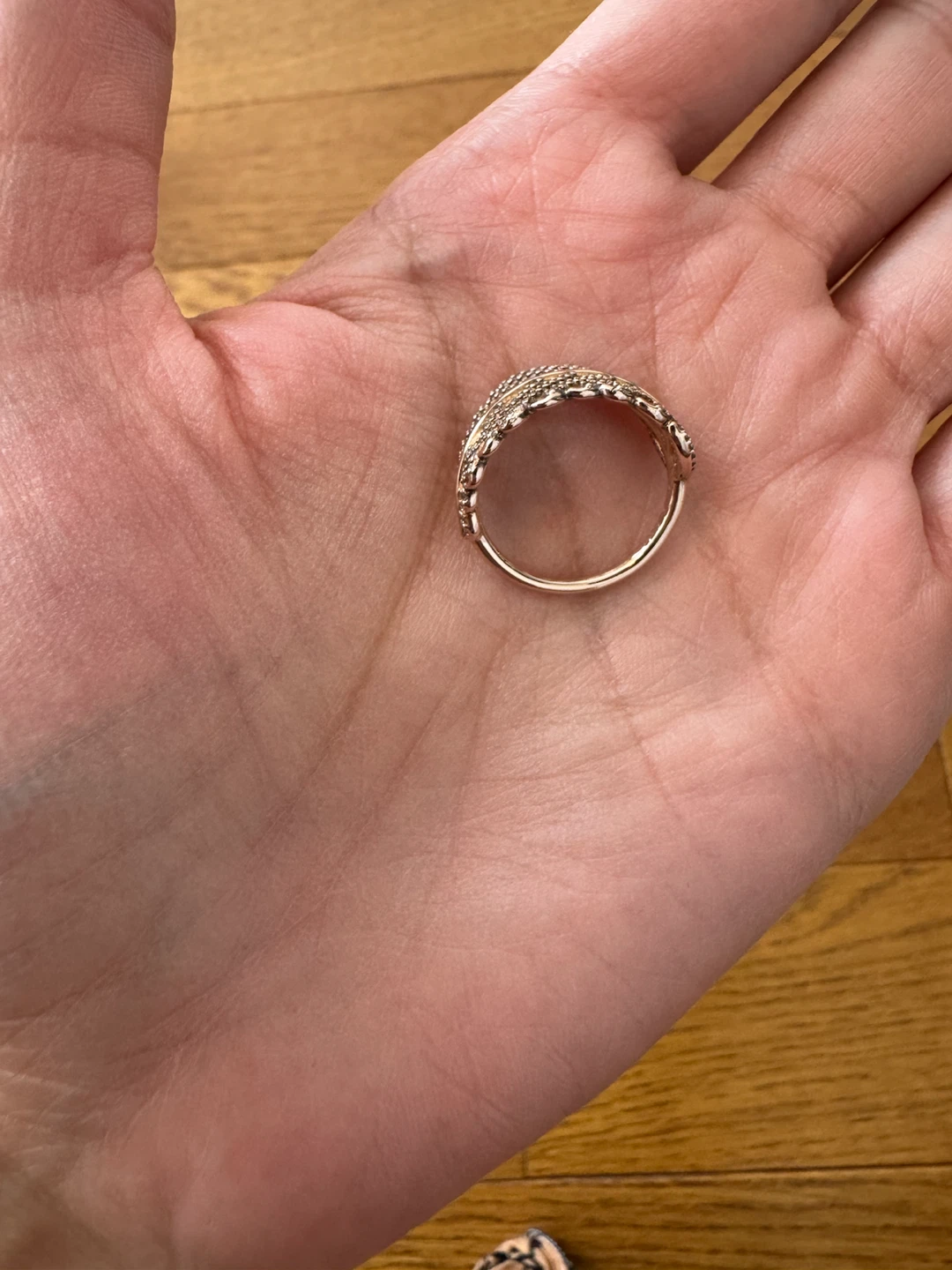 Pandora feather ring - photo 3