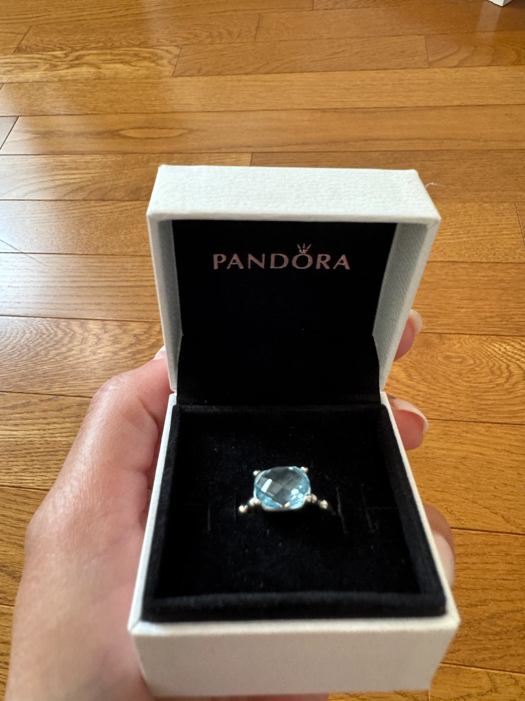 Pandora aquamarine ring - photo 2