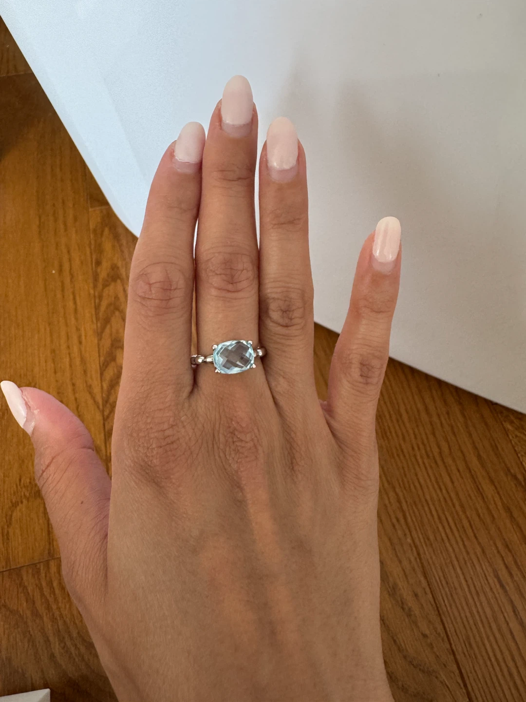 Pandora aquamarine ring - photo 4