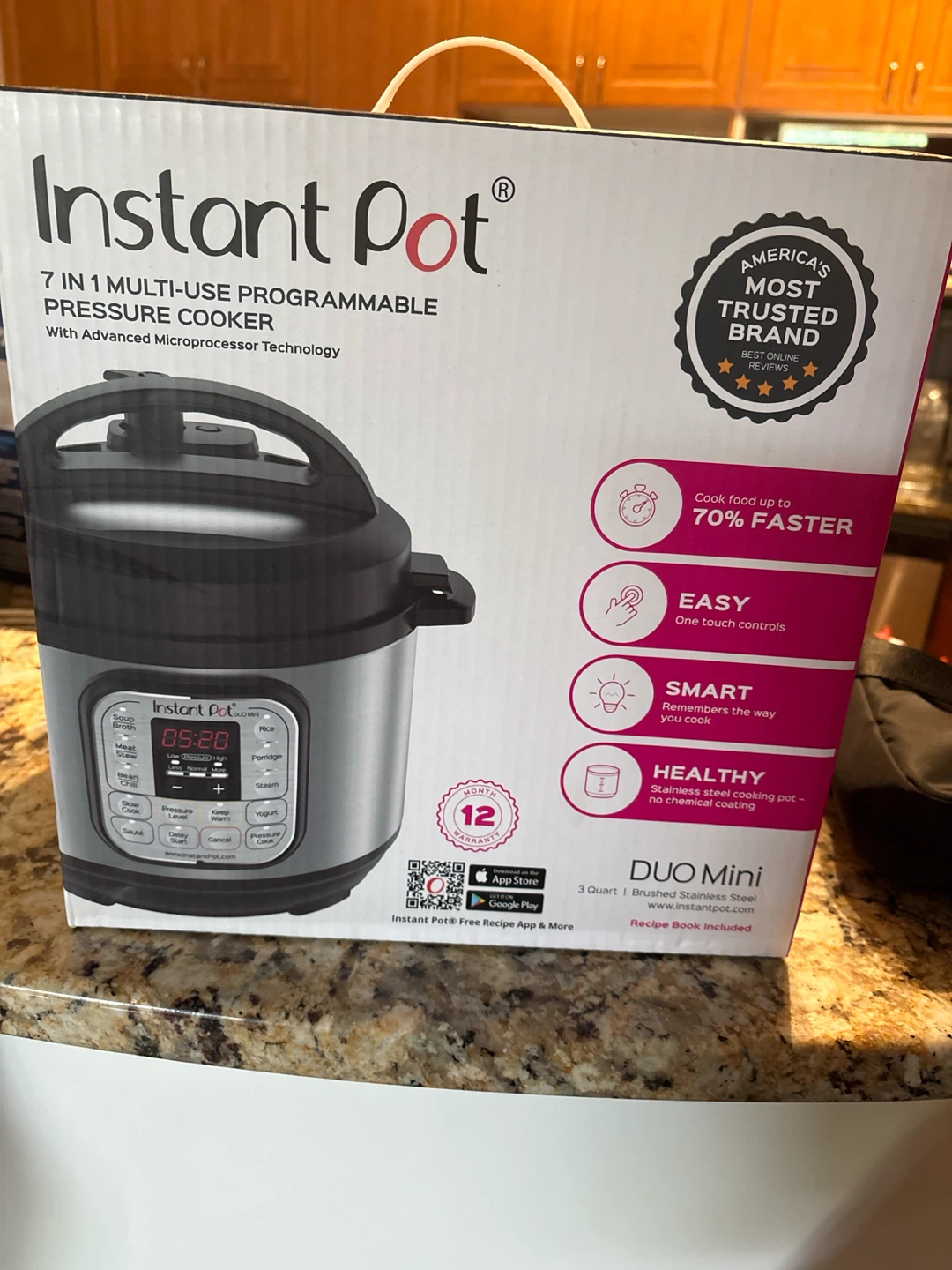 Instant Pot DUO Mini 7-in-1 Prog Pressure Cooker