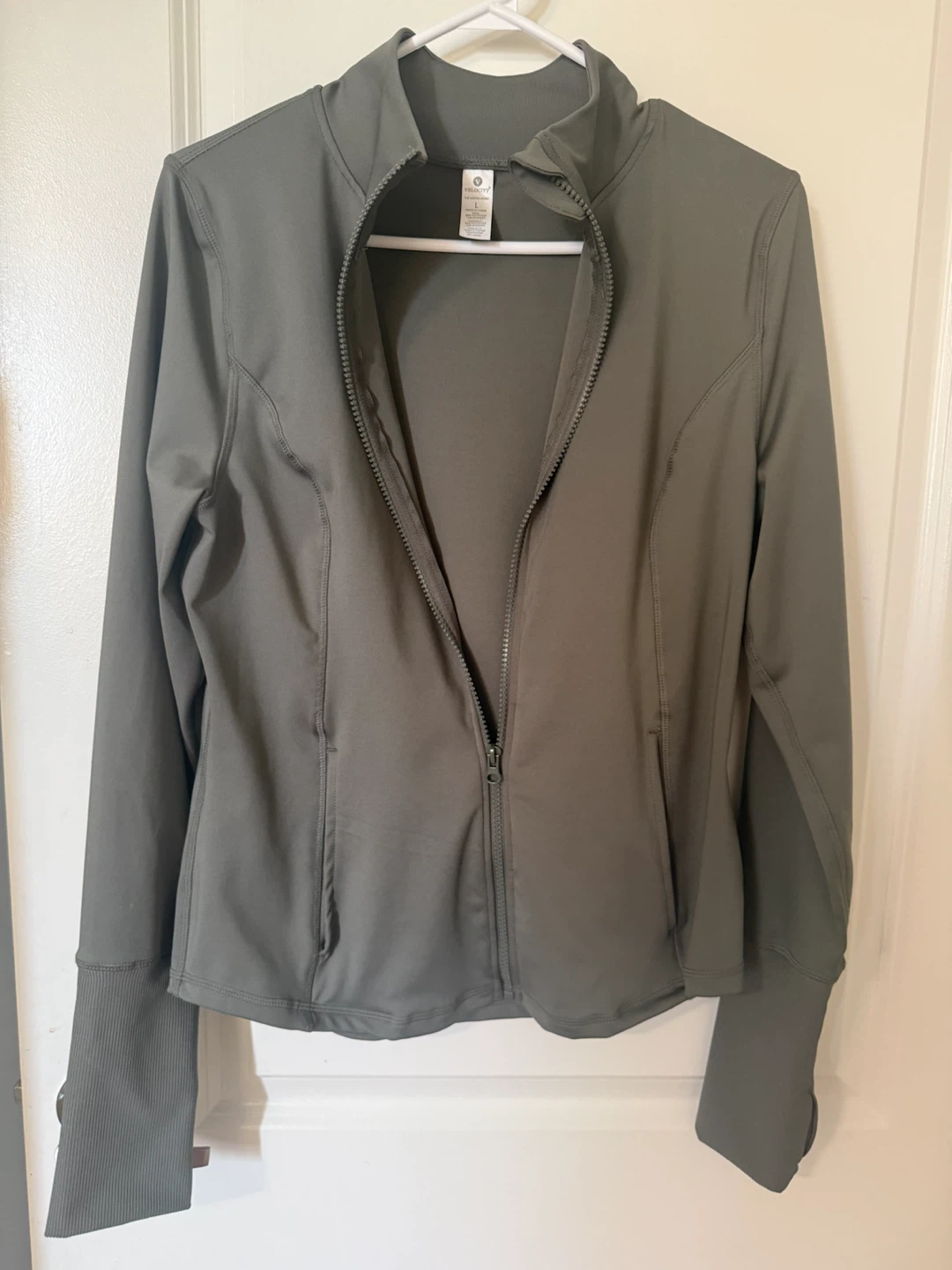 M size :-Athletic Zip-Up Jacket - photo 2