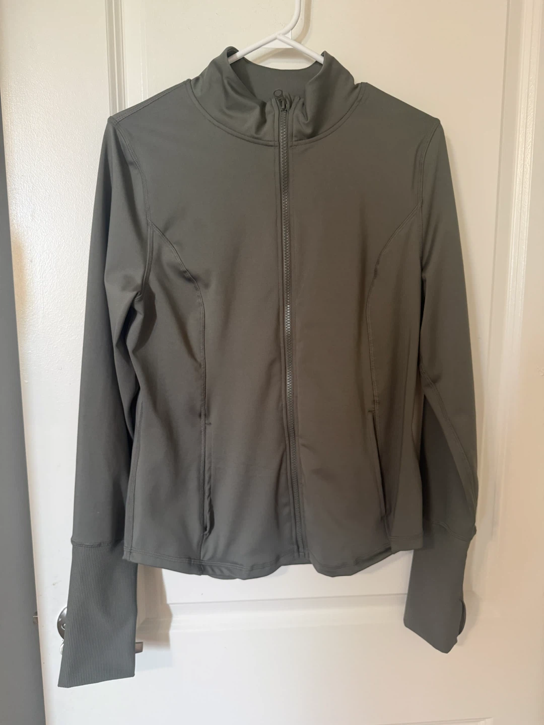 M size :-Athletic Zip-Up Jacket - photo 3