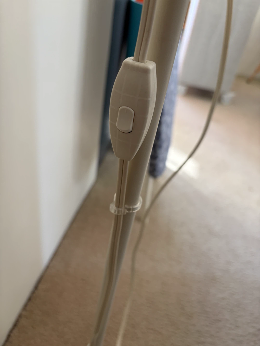 IKEA White Floor Lamp with Adjustable Neck - photo 3