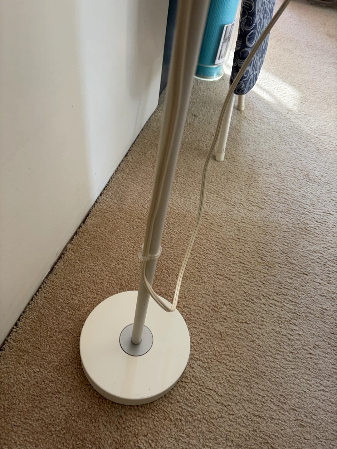 IKEA White Floor Lamp with Adjustable Neck - photo 4