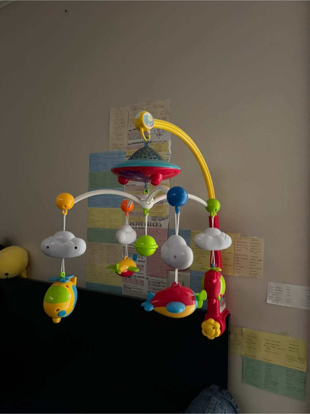 Baby Crib Mobile with UFO and Aircraft Toys - photo 2