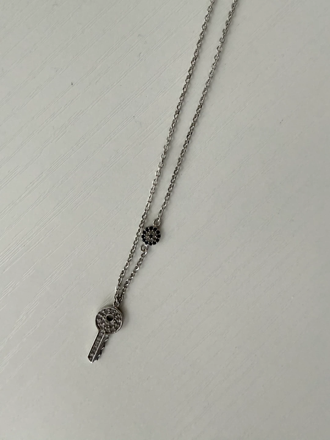 925 Silver Key Necklace