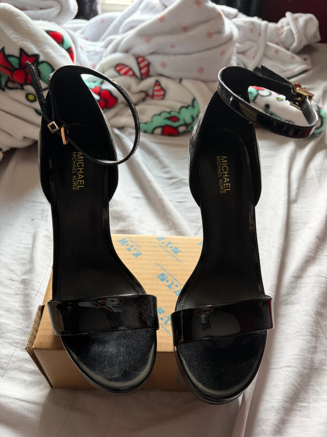 Michael Kors Black Patent Heels
