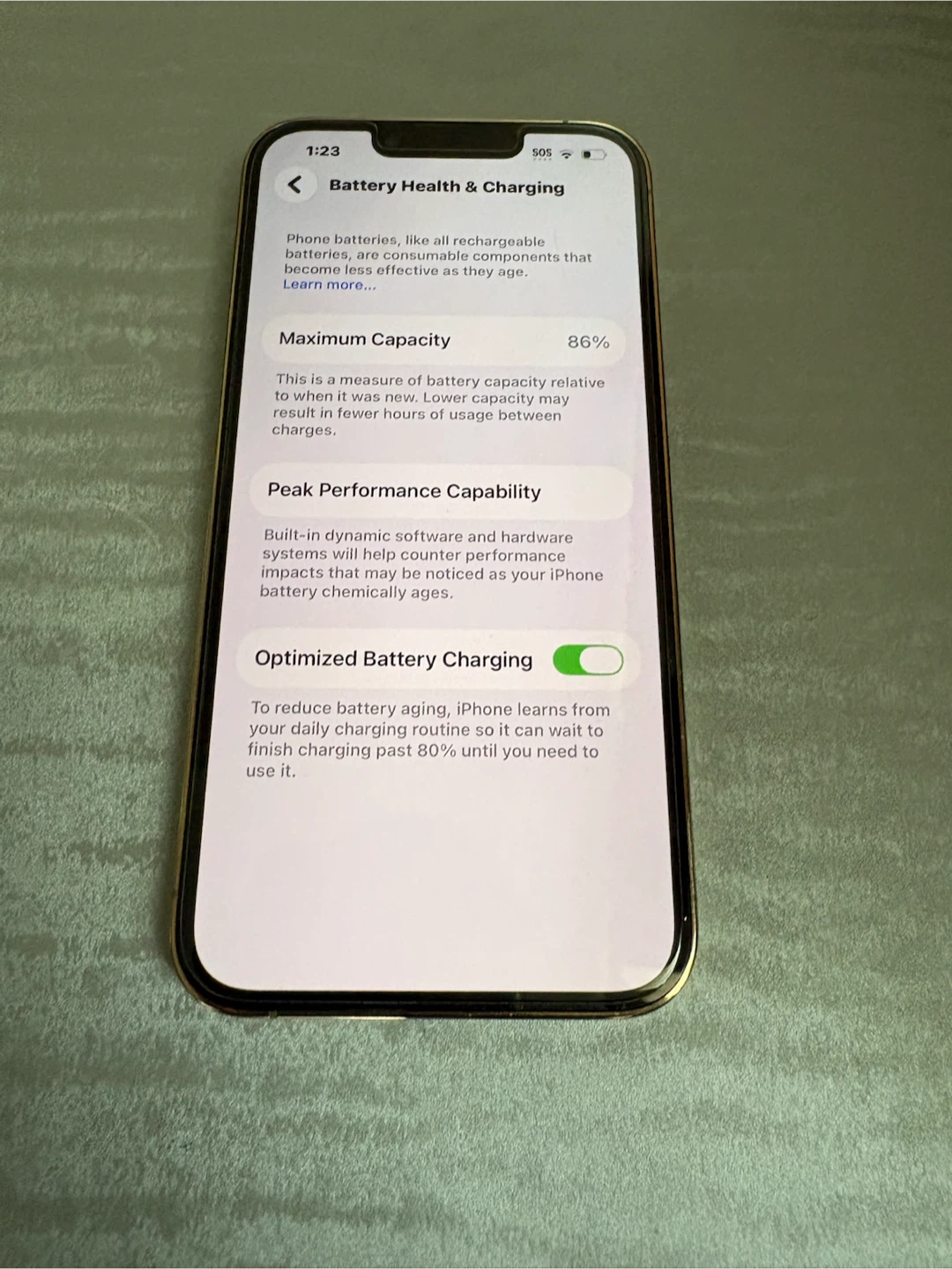 iPhone 13 Pro 128gb 86% battery health - photo 3