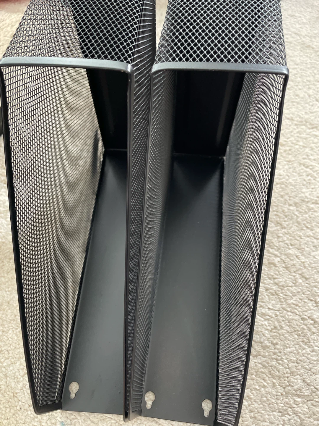 Black Mesh Magazine Holder - 2 Tier - photo 2