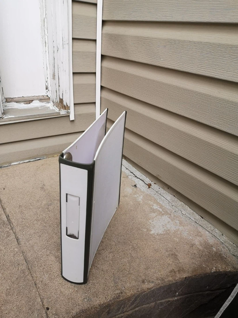 White 3-Ring Binder