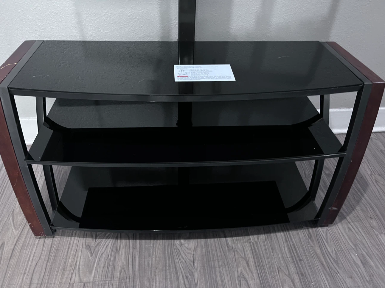 Glass TV Stand with Mount - photo 2