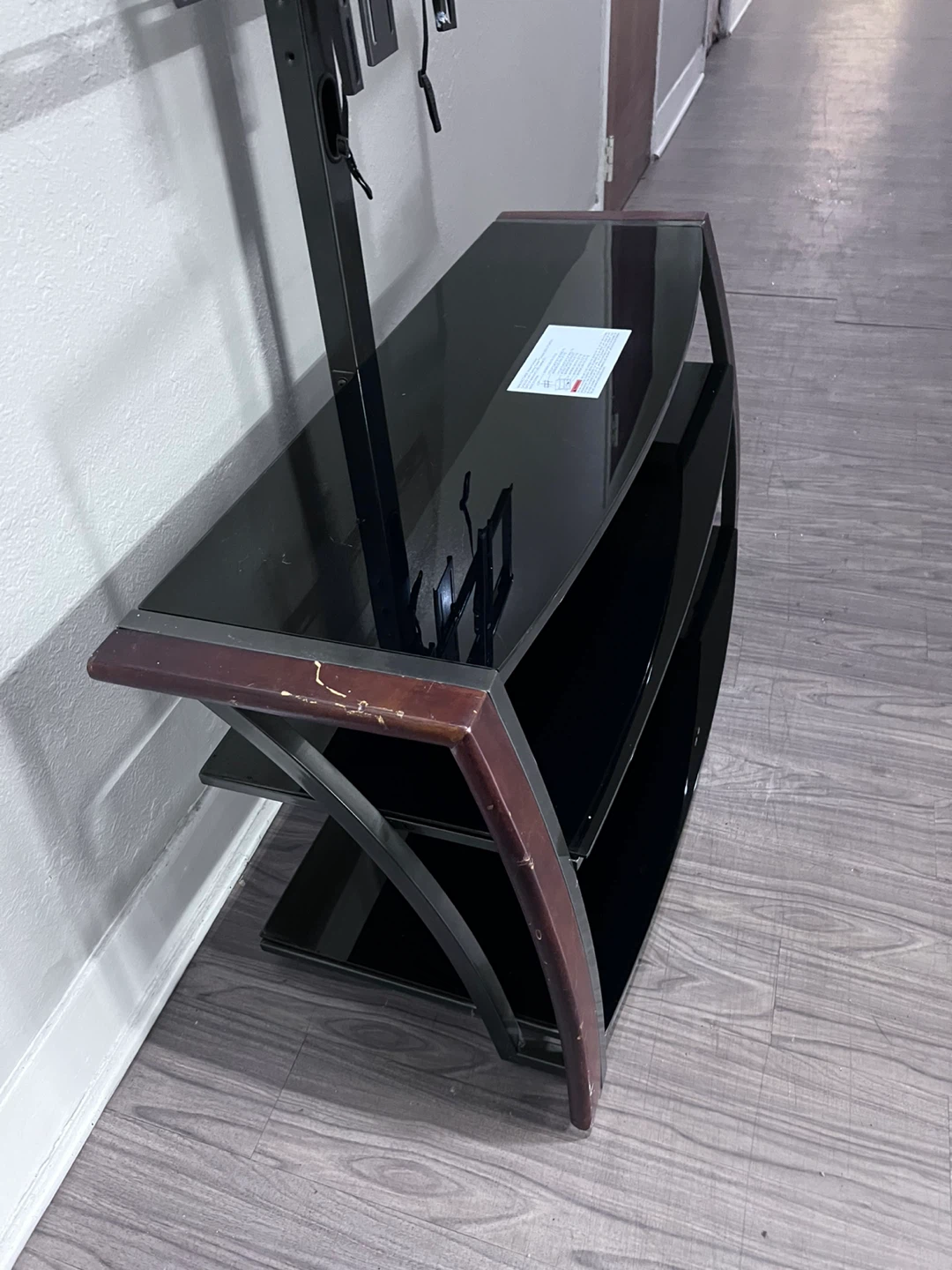 Glass TV Stand with Mount - photo 4
