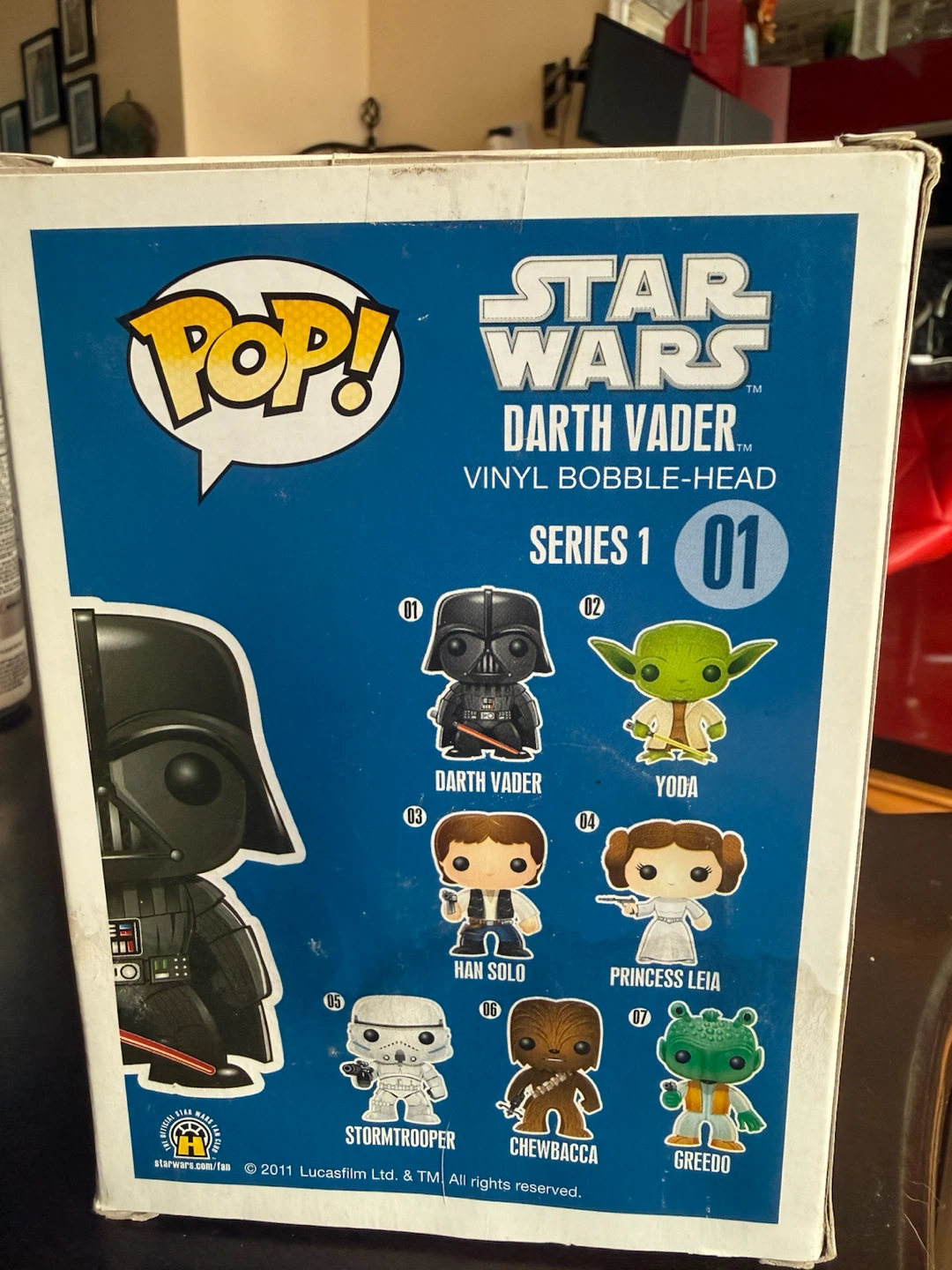 Funko Pop! Star Wars Darth Vader Vinyl Bobble-Head Series 1 #01 - photo 2