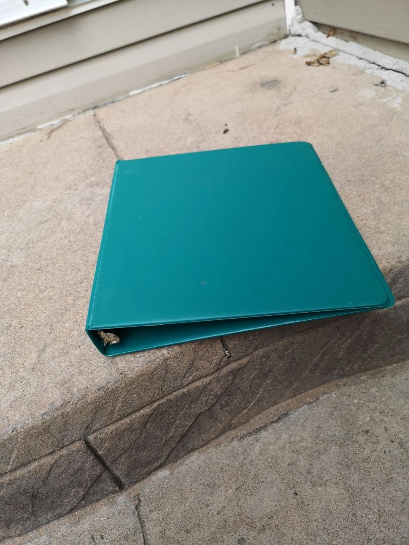 Teal 3-Ring Binder
