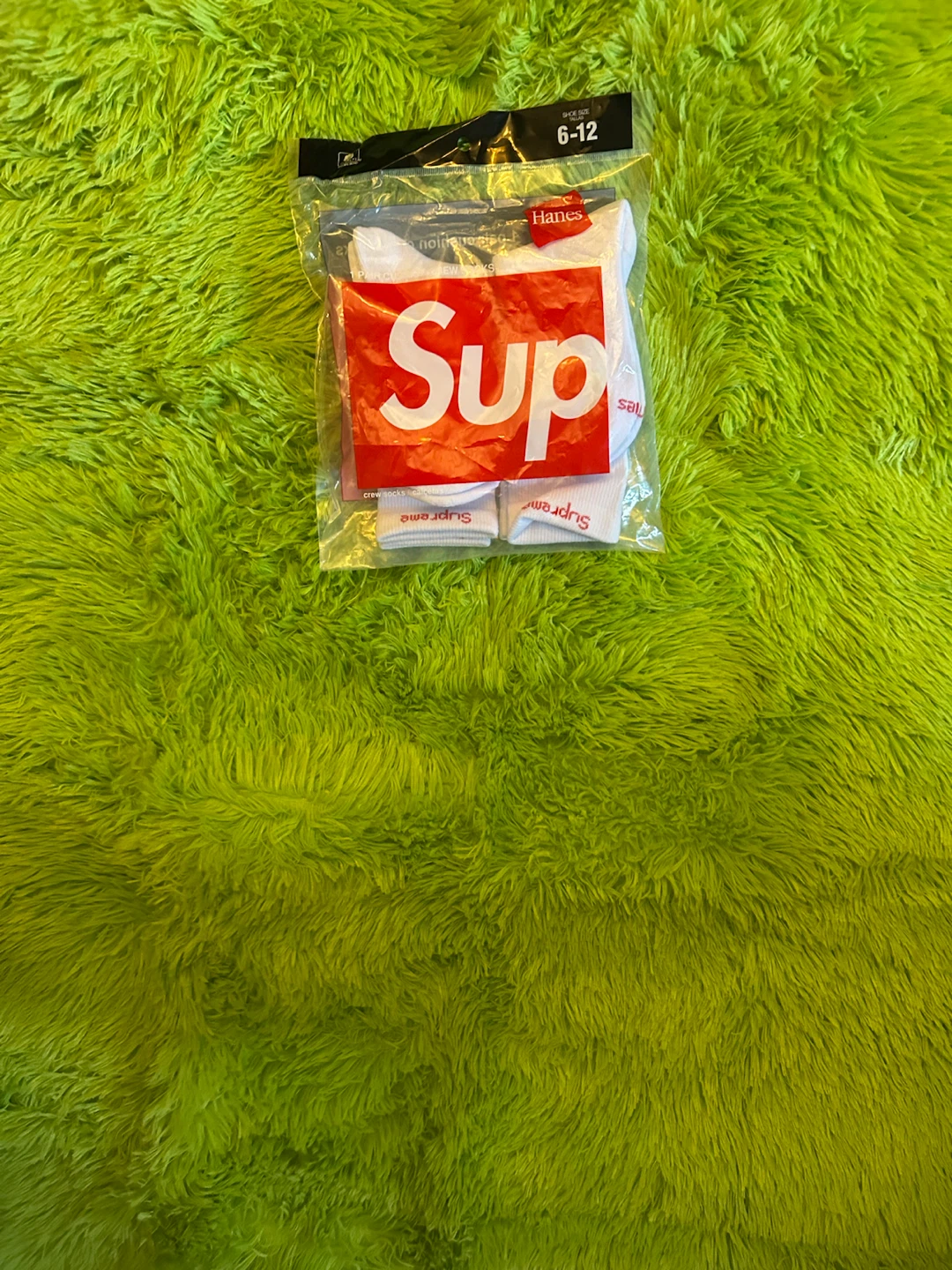 Supreme 1 Pair Cushion Crew Socks - Size 6-12 - photo 2