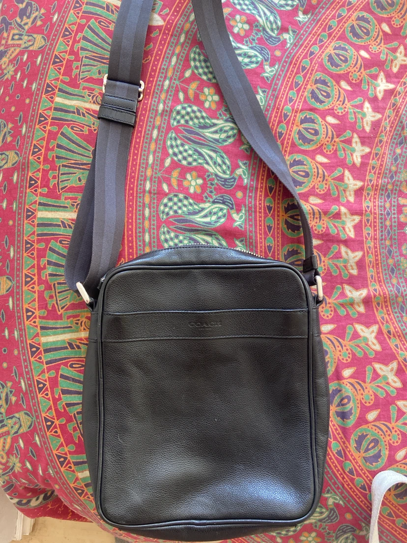 Coach Black Leather Crossbody Bag