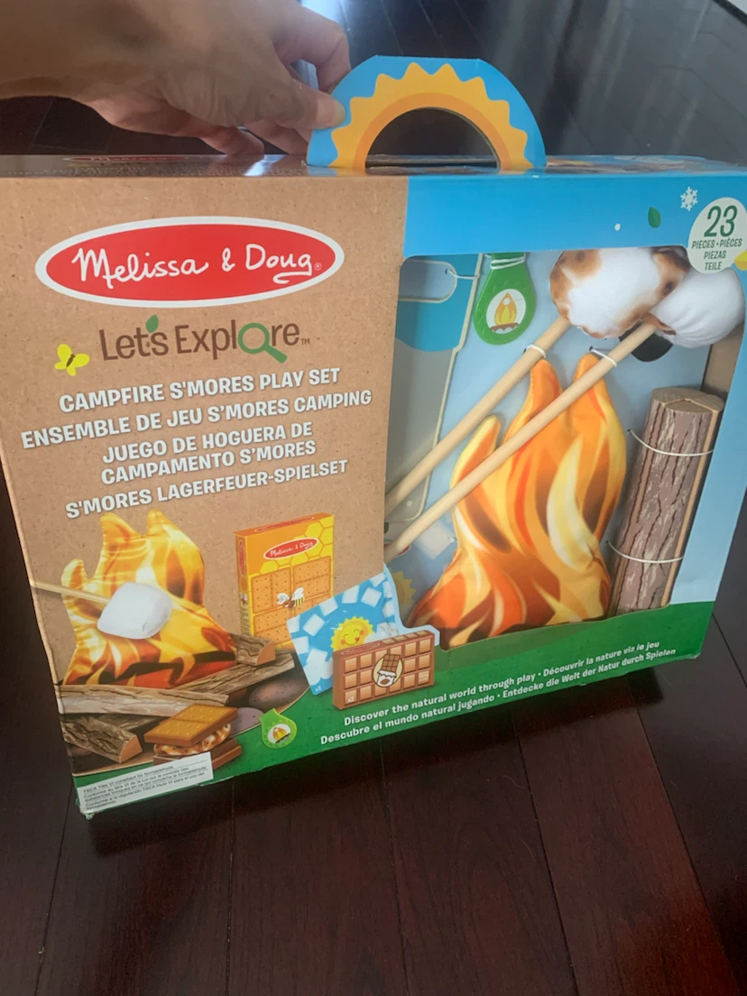 NEW Melissa & Doug Let's Explore Campfire S'mores Play Set - photo 2