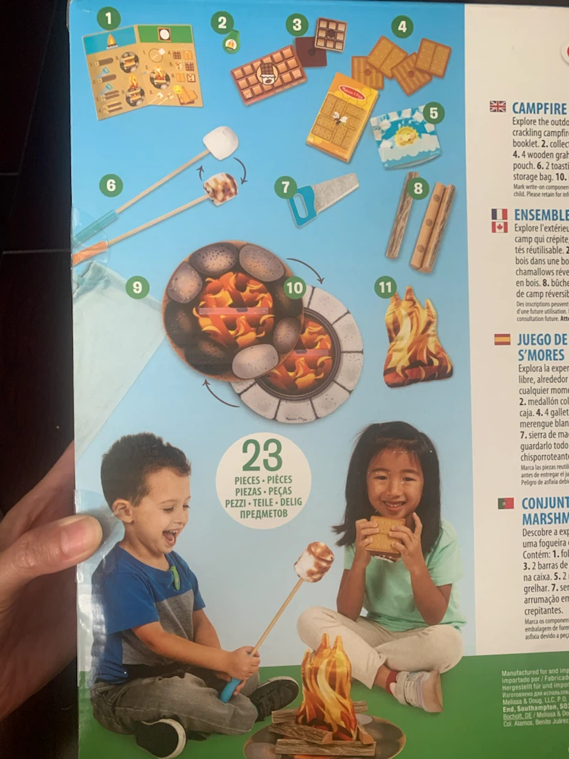 NEW Melissa & Doug Let's Explore Campfire S'mores Play Set - photo 5
