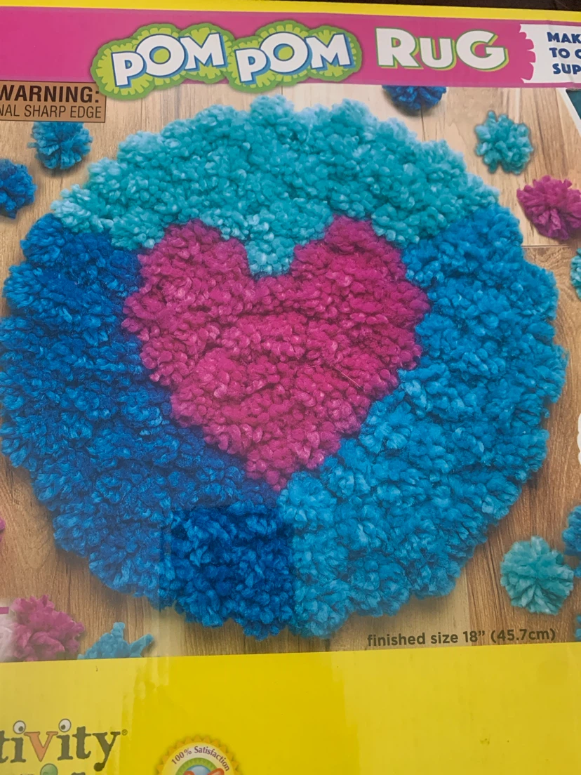 New in box- Creativity for Kids Pom Pom Rug Craft Kit - photo 2