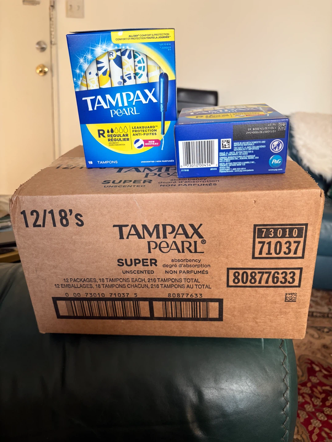 Tampax Pearl Super Absorbency Tampons - 216 Count - photo 2