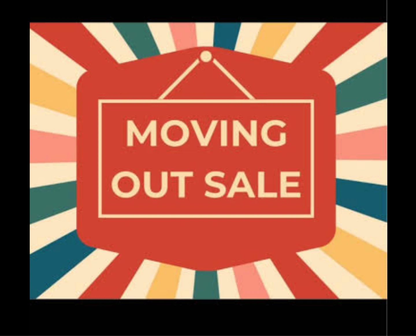 Moving Out Sale