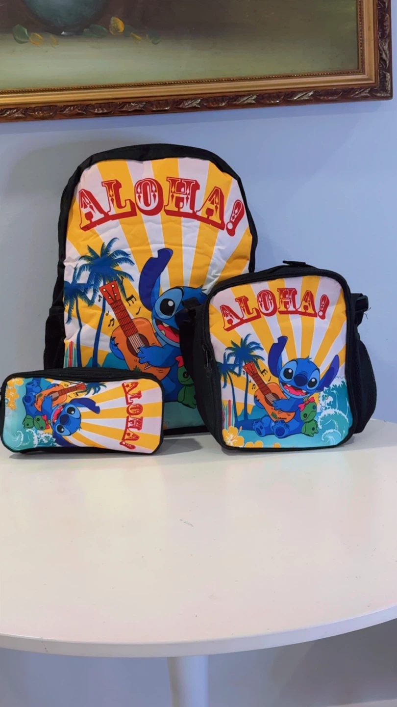 Backpack and Lunch Bag Set - Floral Print - photo 2