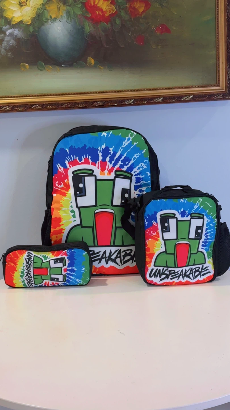Backpack and Lunch Bag Set - Floral Print - photo 3