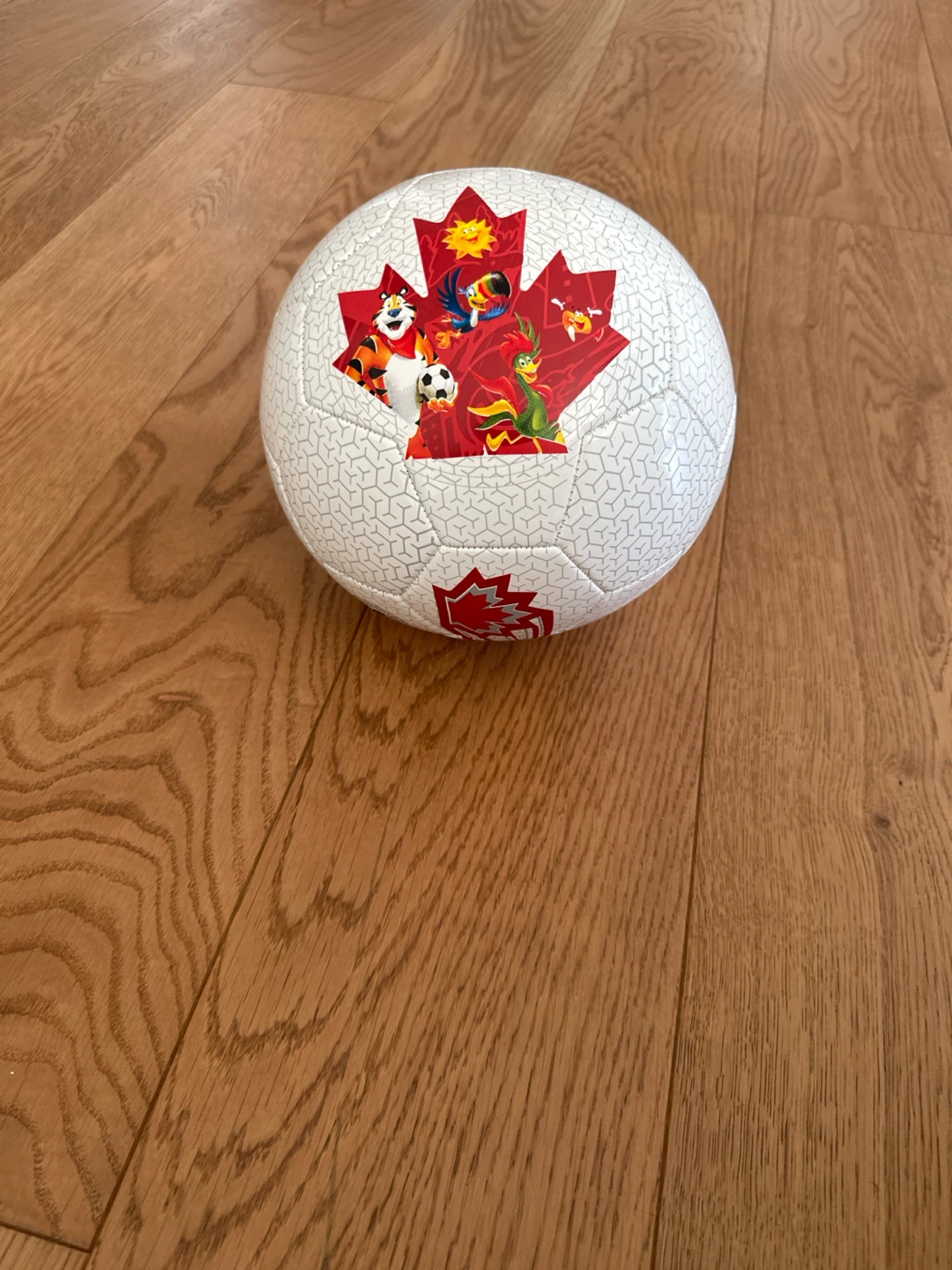 Soccer Ball with Canadian Maple Leaf Design - photo 2