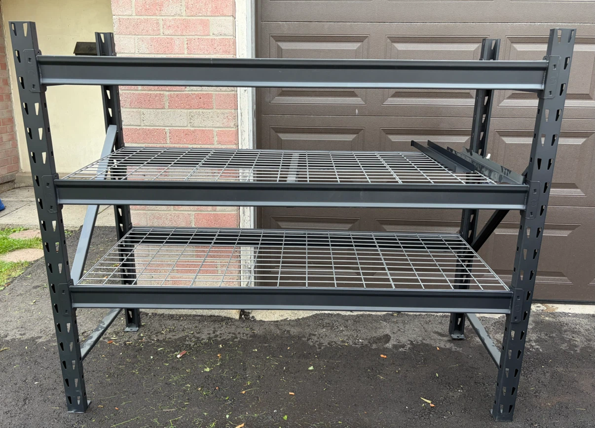 NEW Heavy Duty Steel Shelving Rack – Industrial Storage – 3 Tier