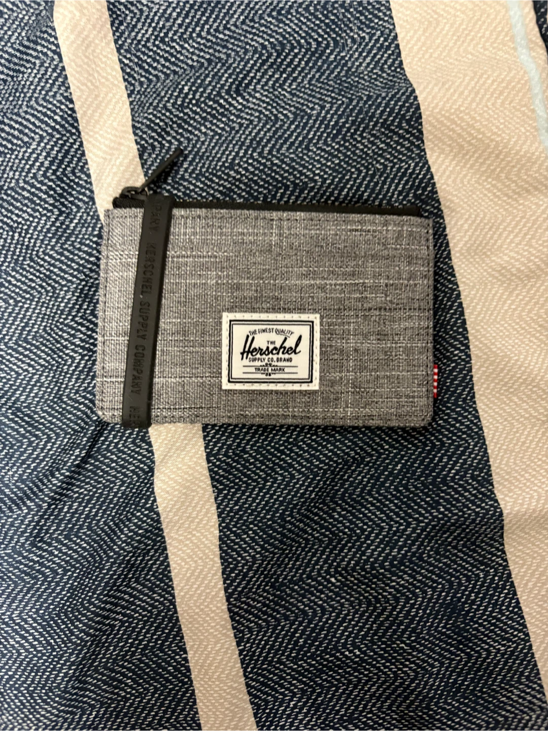 Herschel Oscar Cardholder - Raven Crosshatch