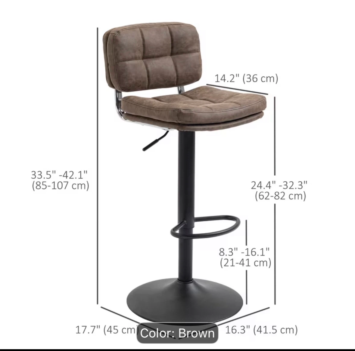 2pc bar stools - photo 2