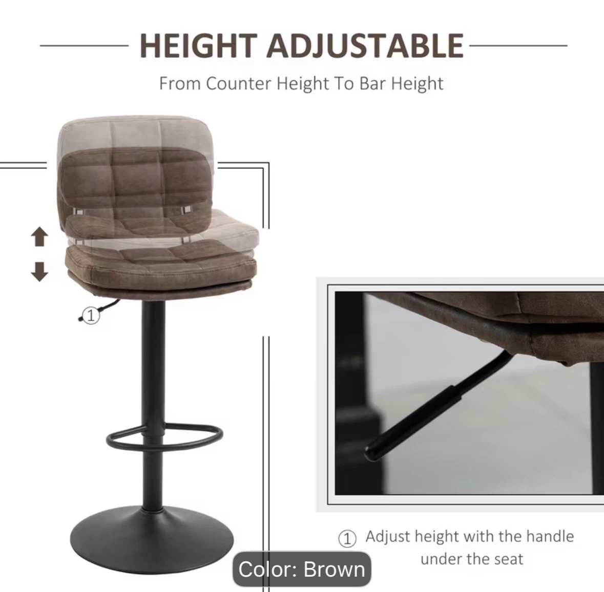 2pc bar stools - photo 3