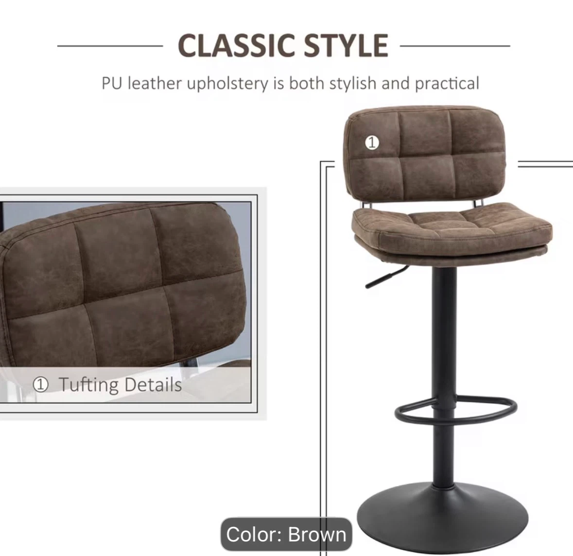 2pc bar stools - photo 4
