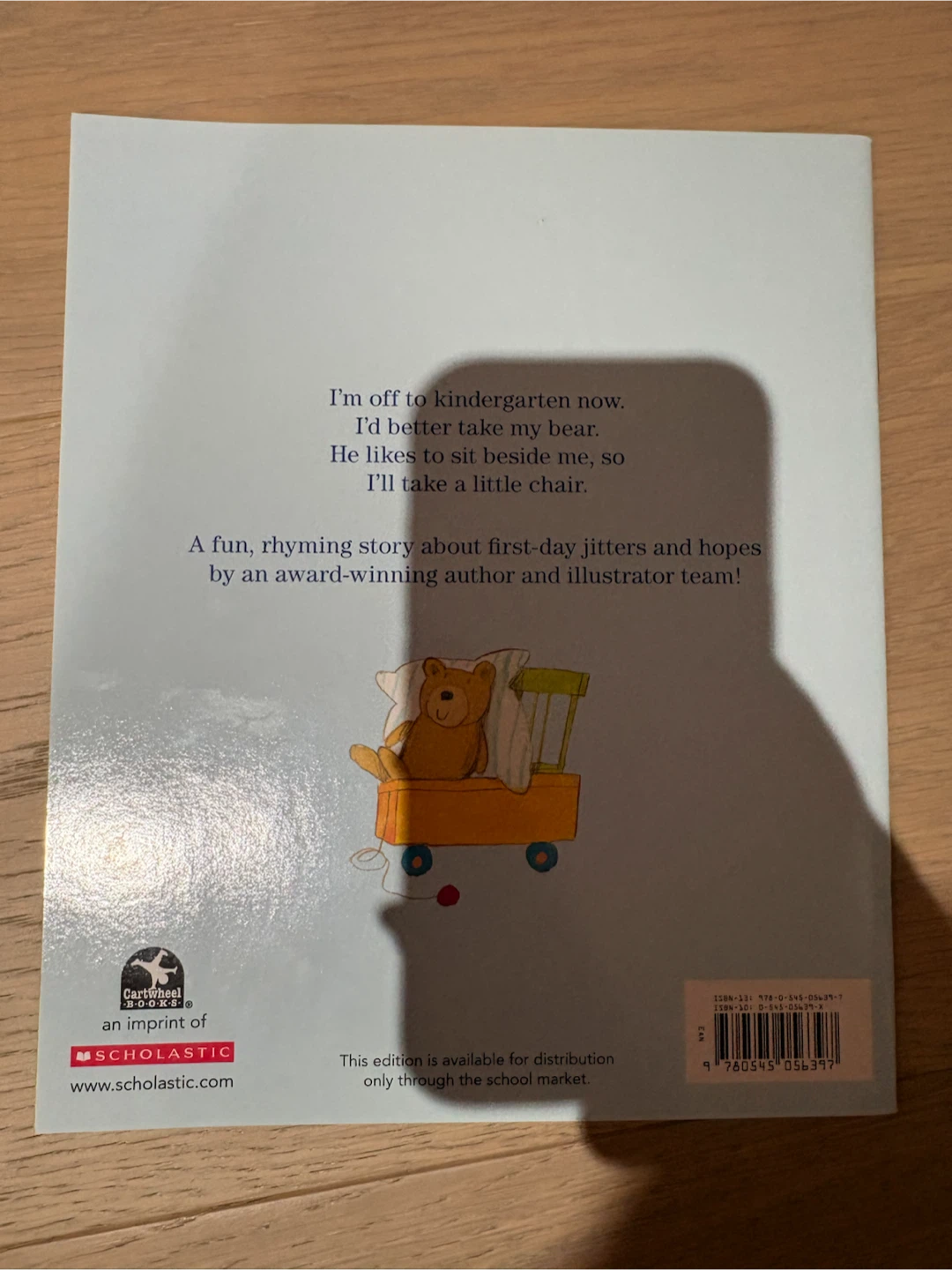 Off to Kindergarten Children's Book by Tony Johnston - photo 2