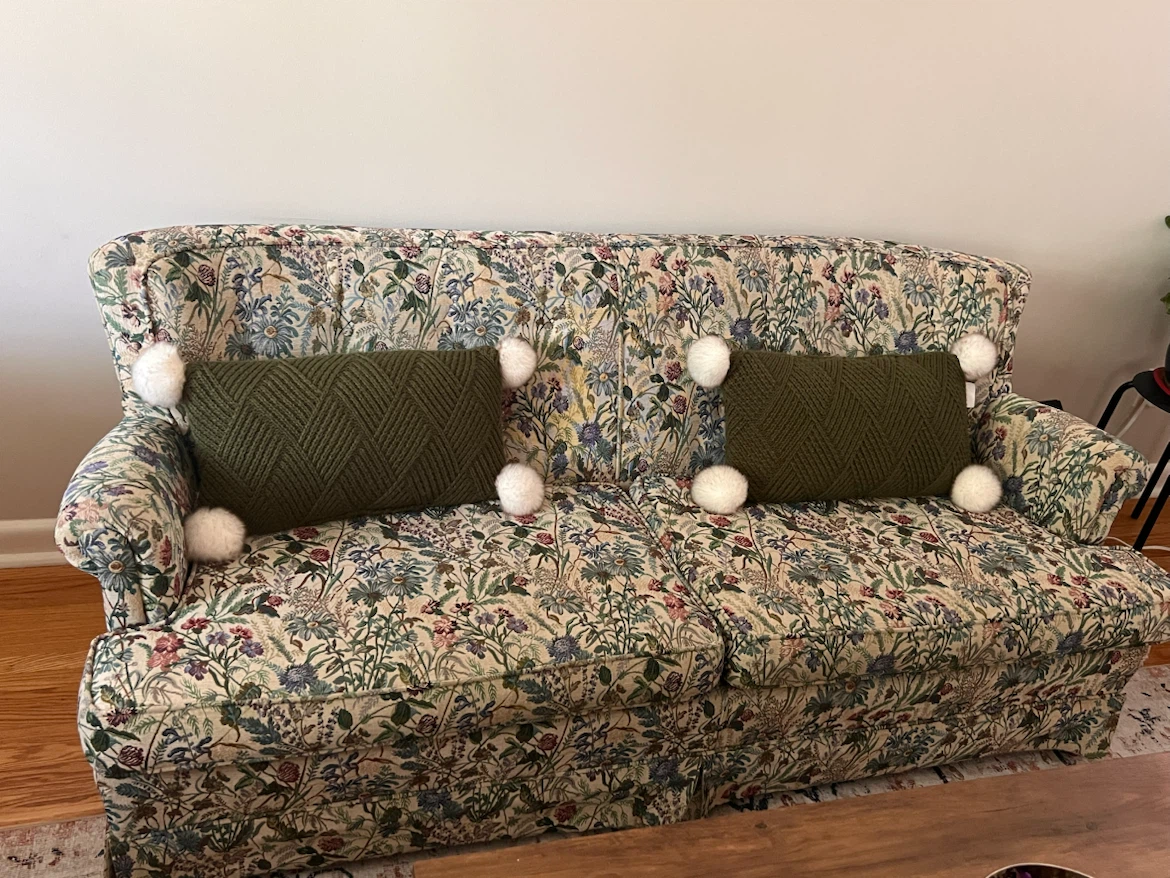 Floral vintage sofa - photo 4