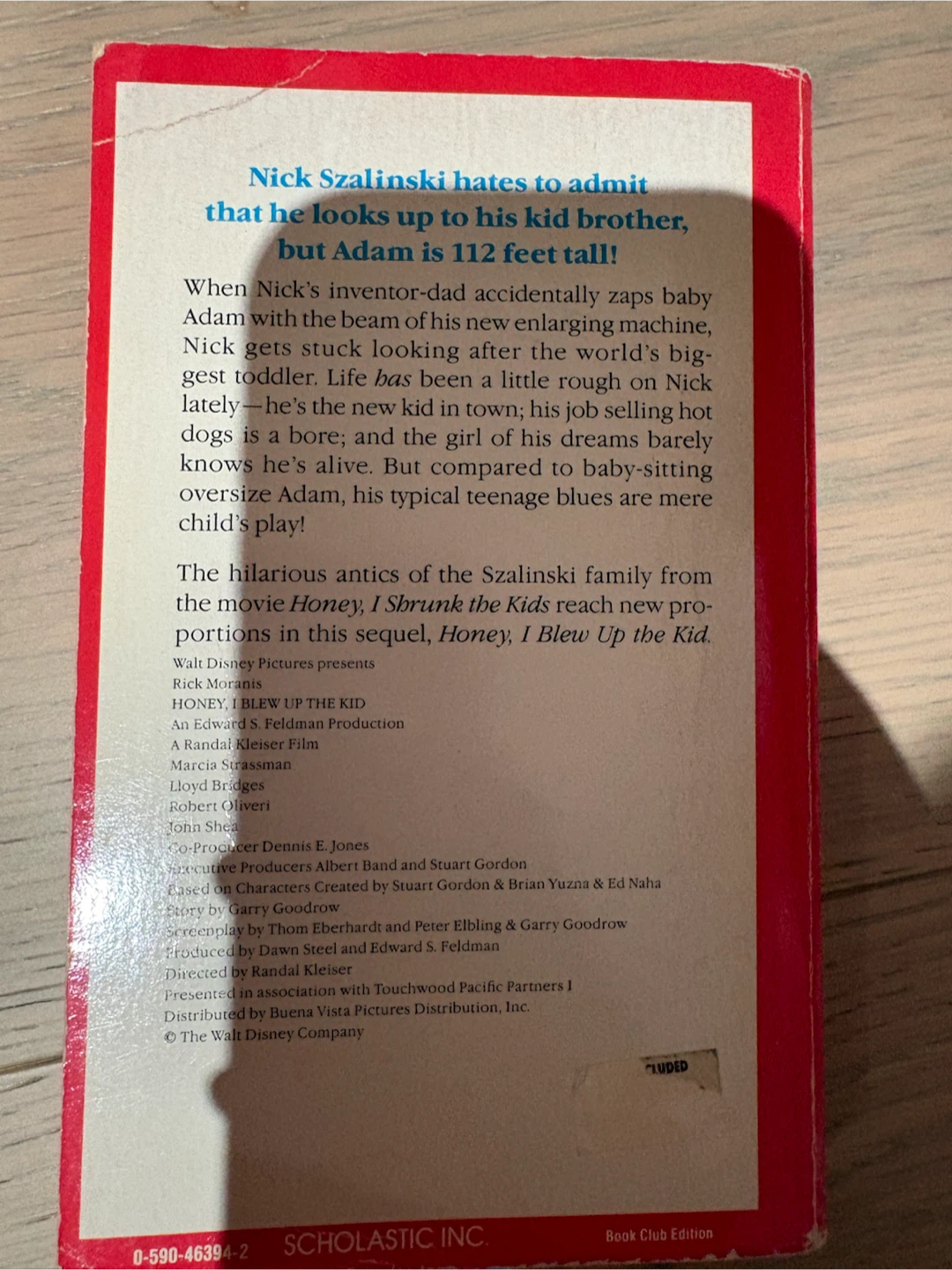 Honey, I Blew Up the Kid - Novel - photo 2
