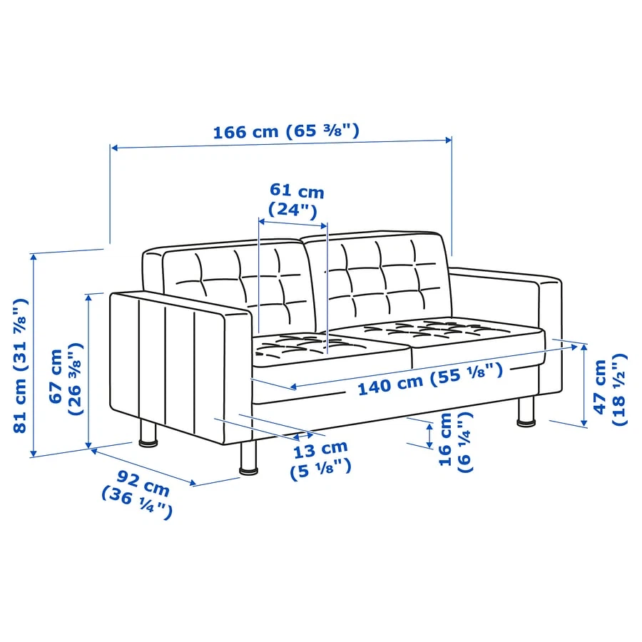 Dark Grey 2-Seater Sofa with Cushions - photo 4