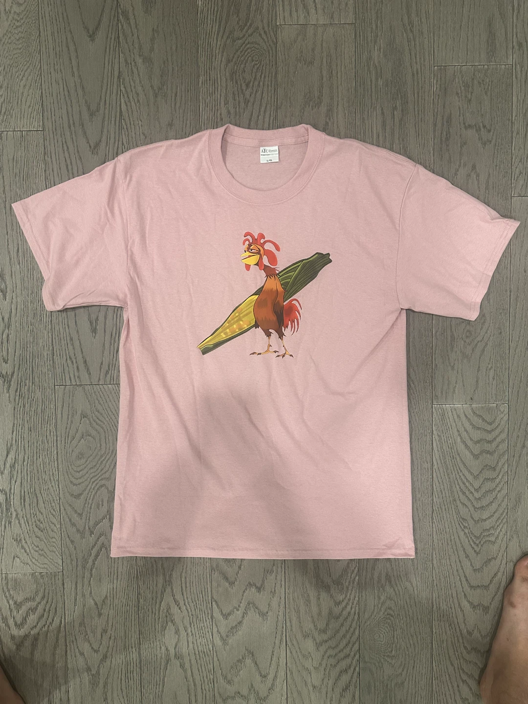 Chicken joe pink shirt