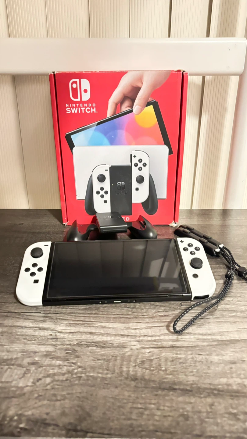 Nintendo Switch OLED White - Bundle - photo 2