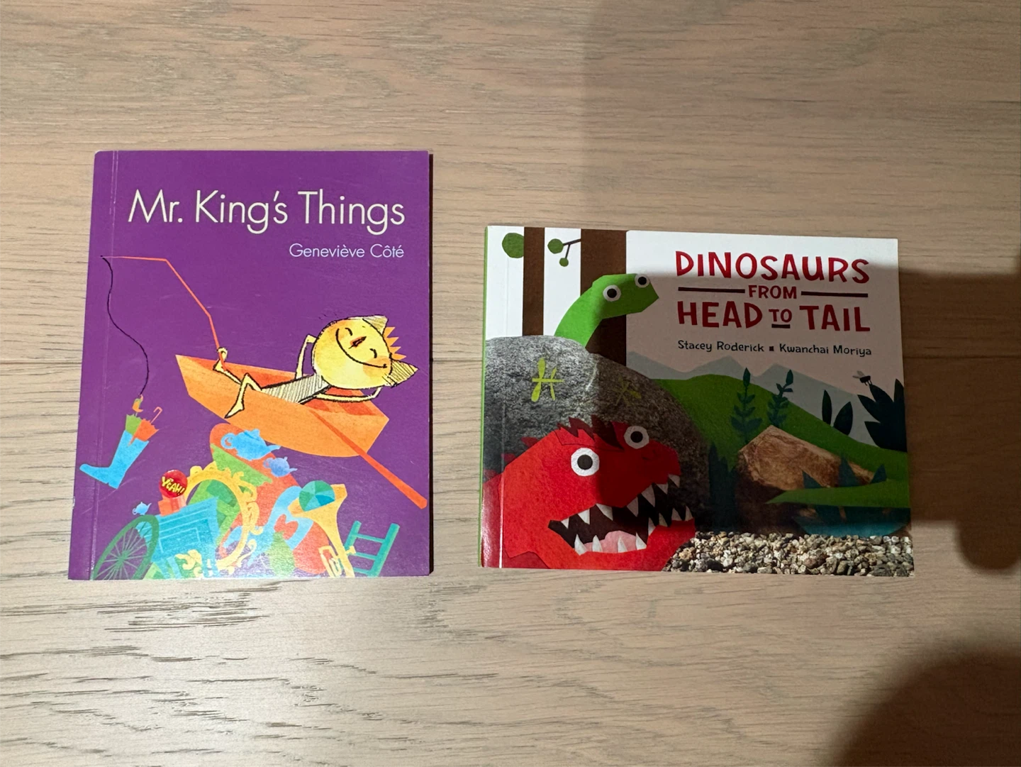 Mr. King's Things & Dinosaurs From Head to Tail Children's Books