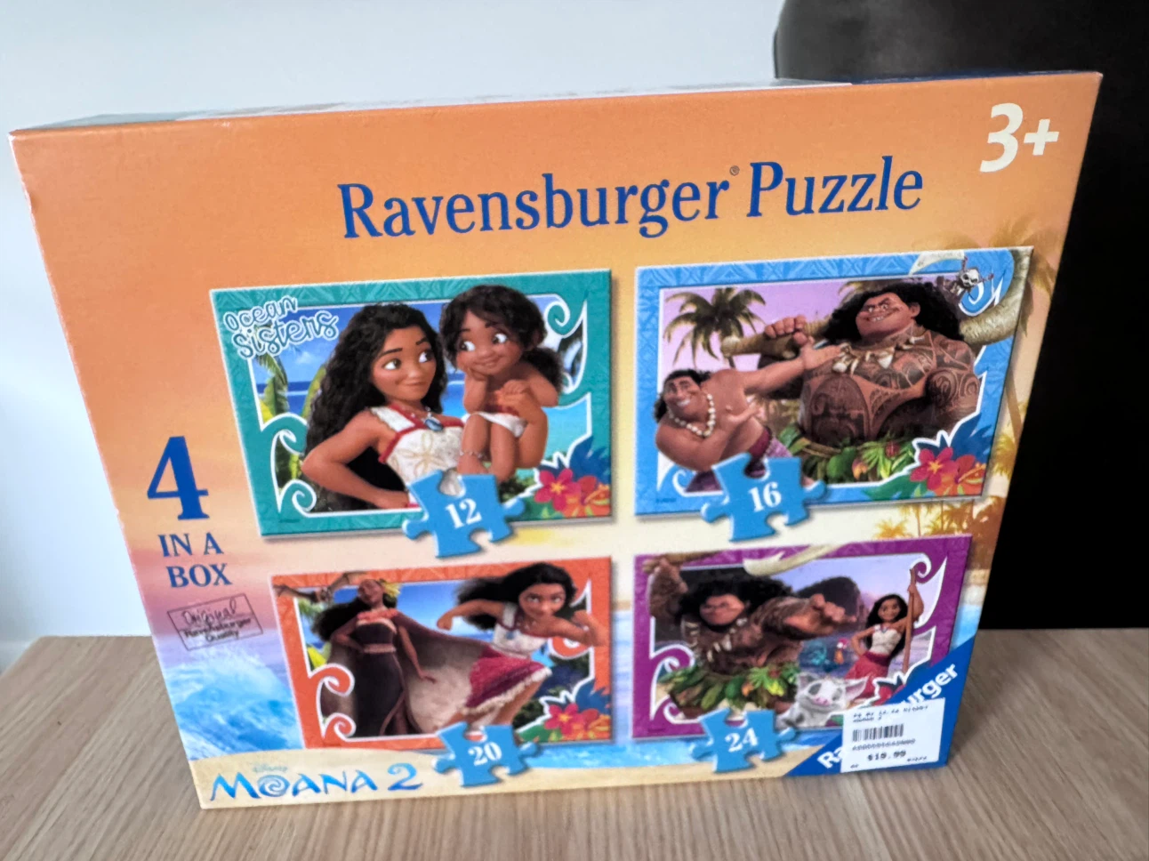 Ravensburger Moana 2 4-in-1 Puzzle Set
