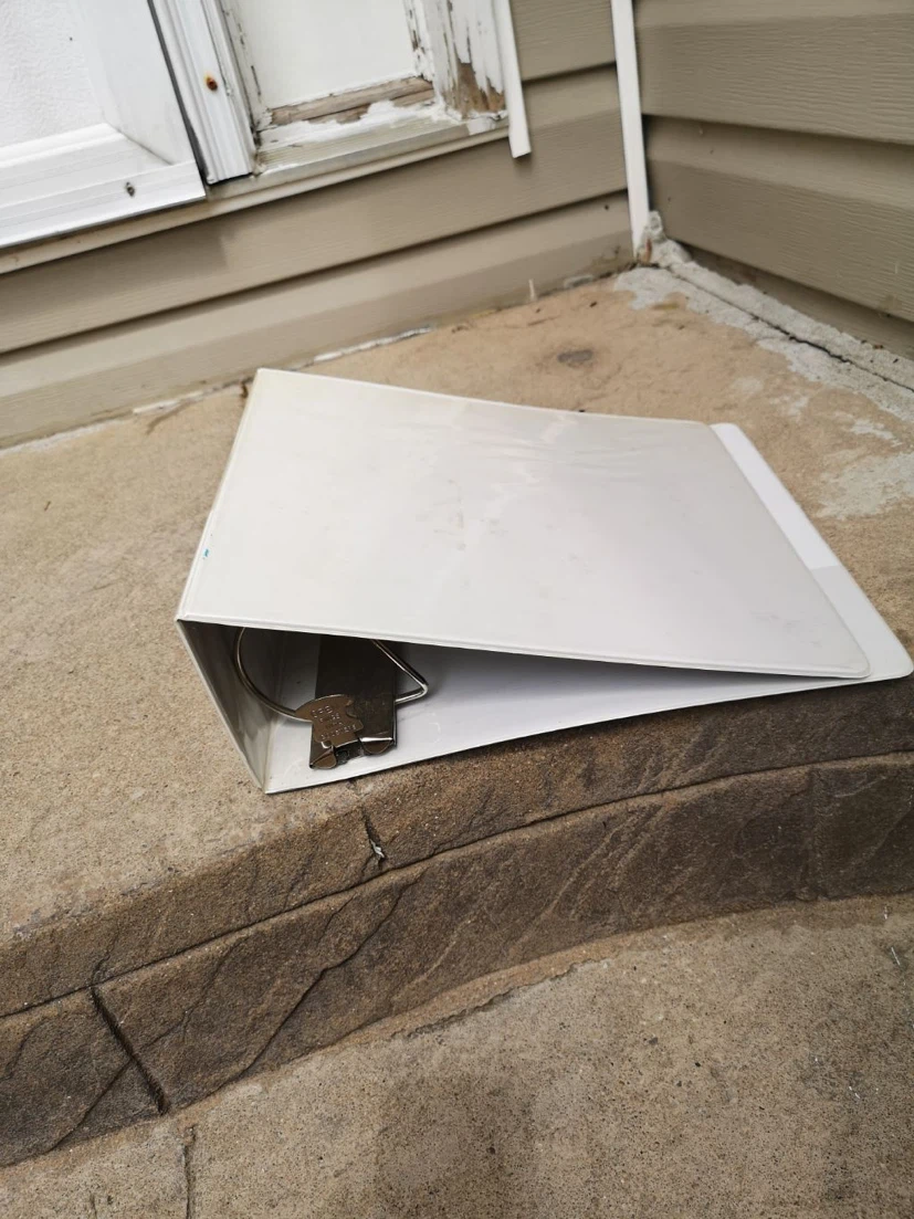 White 3-Ring Binder