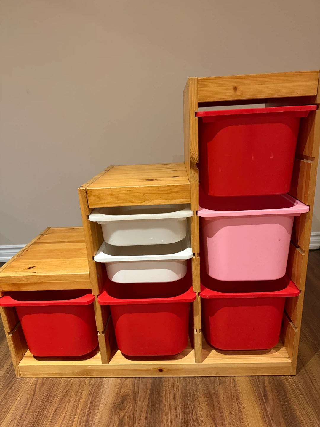 IKEA TROFAST storage unit with bins, Great condition!