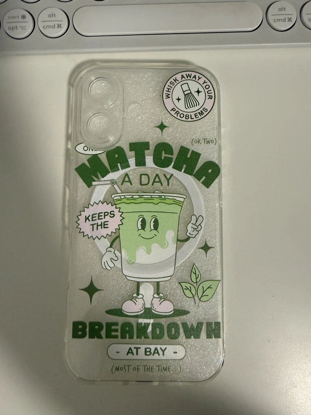 iPhone16 Phone Case - "Matcha A Day" Design
