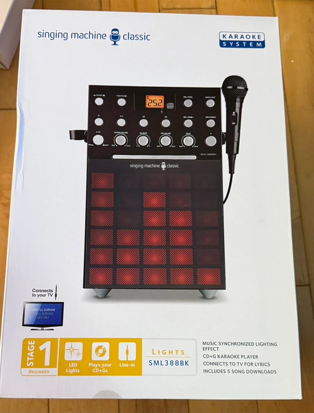 Singing Machine Classic Karaoke System SML388BK