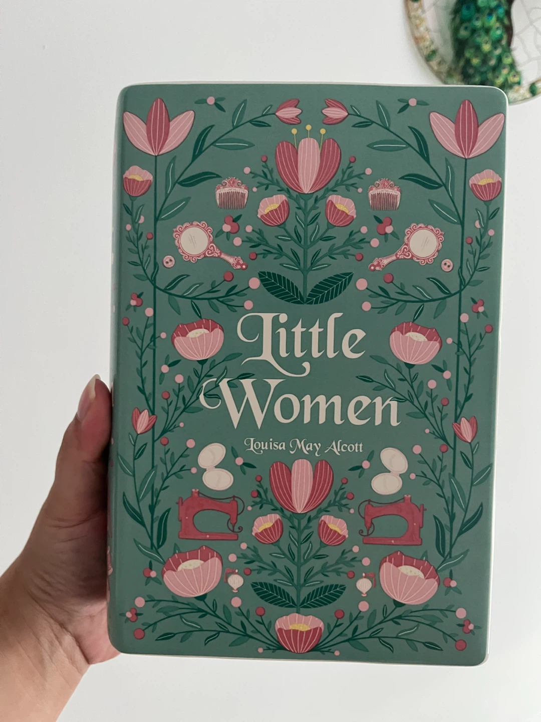 Little Women Ceramic Book Shaped Vase (Indigo)