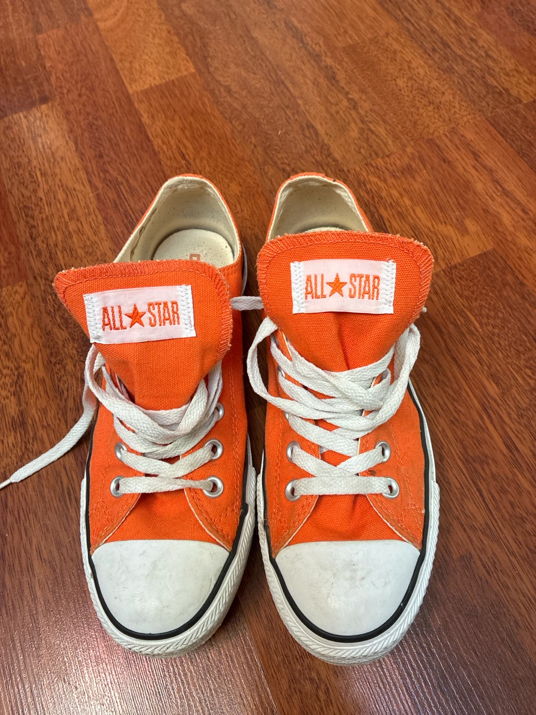 Converse All Star Orange Low Top Sneakers